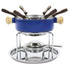 Conjunto para Fondue de Inox Colors Azul 12 Peças - Ravinox