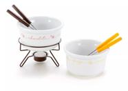 Conjunto Para Fondue Duplo Queijo E Chocolate Cozinha Fundie Conjunto Para Fondue Duplo Queijo E Chocolate Cozinha Fundie