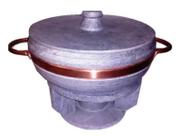 Conjunto para fondue em pedra sabão de 4 litros