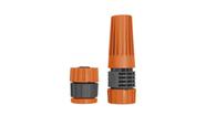 Conjunto para Irrigação com Engate e Esguicho Rosqueado para Mangueira 1/2" - Tramontina Conjunto para Irrigação com Engate e Esguicho Rosqueado para Mangueira 1/2" - Tramontina