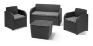 Conjunto Para Jardim - Baú, Sofá, Poltrona - Frete Grátis