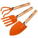 Conjunto para jardim cabo madeira 3pcs tramontina