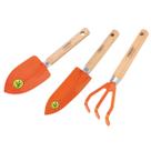 Conjunto para Jardim com Cabo de Madeira Tramontina - 3 Peças