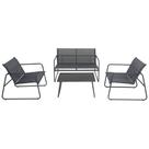 Conjunto para Jardim Weekend Cinza Bel