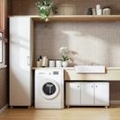 Conjunto para Lavanderia Multiuso 2 Peças BRV Móveis