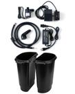 Conjunto Para Lavatório Dompel Nuovo Facile 2 Baldes + Conjunto Bomba com Chuveirinho Conjunto Para Lavatório Dompel Nuovo Facile 2 Baldes + Conjunto Bomba com Chuveirinho