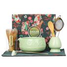 Conjunto para Matcha Giiouni com Tigela de Cerâmica, Batedor de Bambu e Colher