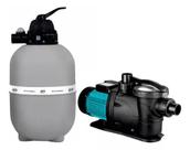 Conjunto Para Piscina Filtro Gre 200 + Bomba Lepono 1/3 Cv