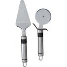 Conjunto para pizza em aço inox