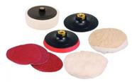 Conjunto para/politriz 7'' 8pcs disco suporte 12 40 700 000 - Vonder