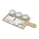 Conjunto para Queijo e Petiscos 4 Peças 7153 Lyor
