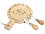 Conjunto para Queijo Hauskraft Mini JGQJ-009 - 3 Peças