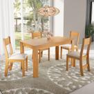 Conjunto para Sala de Jantar com 4 Cadeiras Cloe Conjunto para Sala de Jantar com 4 Cadeiras Cloe