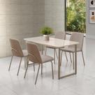 Conjunto para Sala de Jantar com 4 Cadeiras Dora