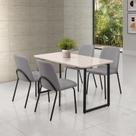 Conjunto para Sala de Jantar com 4 Cadeiras Dora