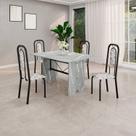 Conjunto para Sala de Jantar com 4 Cadeiras Lara