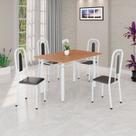 Conjunto para Sala de Jantar com 4 Cadeiras Lívia