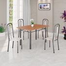 Conjunto para Sala de Jantar com 4 Cadeiras Lívia