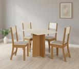 Conjunto para Sala de Jantar com 4 Cadeiras Talita