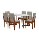 Conjunto para Sala de Jantar com 6 Cadeiras Dakota