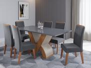 Conjunto para Sala de Jantar com 6 Cadeiras Vegas