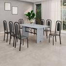 Conjunto para Sala de Jantar com 8 Cadeiras Lara