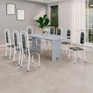 Conjunto para Sala de Jantar com 8 Cadeiras Lara