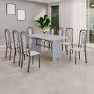 Conjunto para Sala de Jantar com 8 Cadeiras Lara