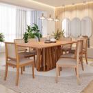 Conjunto para Sala de Jantar com 8 Cadeiras Pitanga