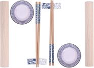 Conjunto Para Sushi 8 Peças Bambu Sakai Wolff