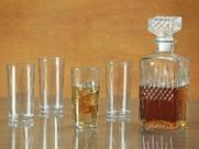 Conjunto para Whisky Glasgow 5 Peças em Vidro - Ruvolo 580700 Conjunto para Whisky Glasgow 5 Peças em Vidro - Ruvolo 580700