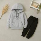Conjunto Paris Infantil Moletom Flanelado Menino Menina Confortável Conjunto Paris Infantil Moletom Flanelado Menino Menina Confortável