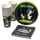 Conjunto Partyware Silver Buffalo Rick and Morty no Portal
