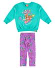 Conjunto Patrulha Canina Menina Skye Everest Blusão Moletom Flanelado Legging Estampada - MalweeKids