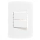 Conjunto Peesa Alfa 1505C 1 Interruptor Simp.1 Paralelo Branco Conjunto Peesa Alfa 1505C 1 Interruptor Simp.1 Paralelo Branco