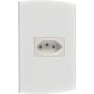 Conjunto Peesa Alfa 1541 1Tomada 10A Branco Conjunto Peesa Alfa 1541 1Tomada 10A Branco