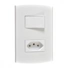 Conjunto Peesa Alfa 1543B 1 Interruptor Par.Tom 10A Conjunto Peesa Alfa 1543B 1 Interruptor Par.Tom 10A