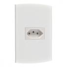 Conjunto Peesa Alfa 1545 1Tomada 20A Branco Conjunto Peesa Alfa 1545 1Tomada 20A Branco