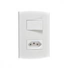 Conjunto Peesa Alfa 1546A 1 Interruptor Sim.Tom 20A Conjunto Peesa Alfa 1546A 1 Interruptor Sim.Tom 20A