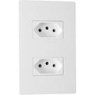 Conjunto Peesa Una Max 1744 2Tomada 2P+T 10A Branco