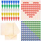 Conjunto Pegs & Pegboards exeducation 39470 com 1000 pinos