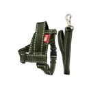 Conjunto Peitoral Colorido com Guia para Cachorro Cores Variadas Conjunto Peitoral Colorido com Guia para Cachorro Cores Variadas