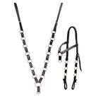 Conjunto Peitoral e Cabeçada Campolina SV5516 - Preto