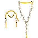 Conjunto Peitoral e Cabeçada de Corda SV5710 - Amarelo Conjunto Peitoral e Cabeçada de Corda SV5710 - Amarelo