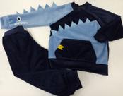 Conjunto Peluciado Bebê Menino Inverno Longo Lessa Kids 8275