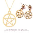 Conjunto Pentagrama - Colar + Brinco - Sunshine Cristais