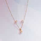Conjunto Pérola Banhado a Ouro 18K