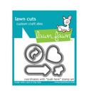 Conjunto Personalizado de Cortadores de Papel Lawn Fawn LF1416 Push Here