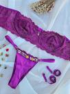 Conjunto Personalizável sem alça em Renda Odalisca - Sutiã e Calcinha Conjunto Personalizável sem alça em Renda Odalisca - Sutiã e Calcinha