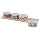 Conjunto Petisqueira Ekos Baumbu 38x10 5 Peças